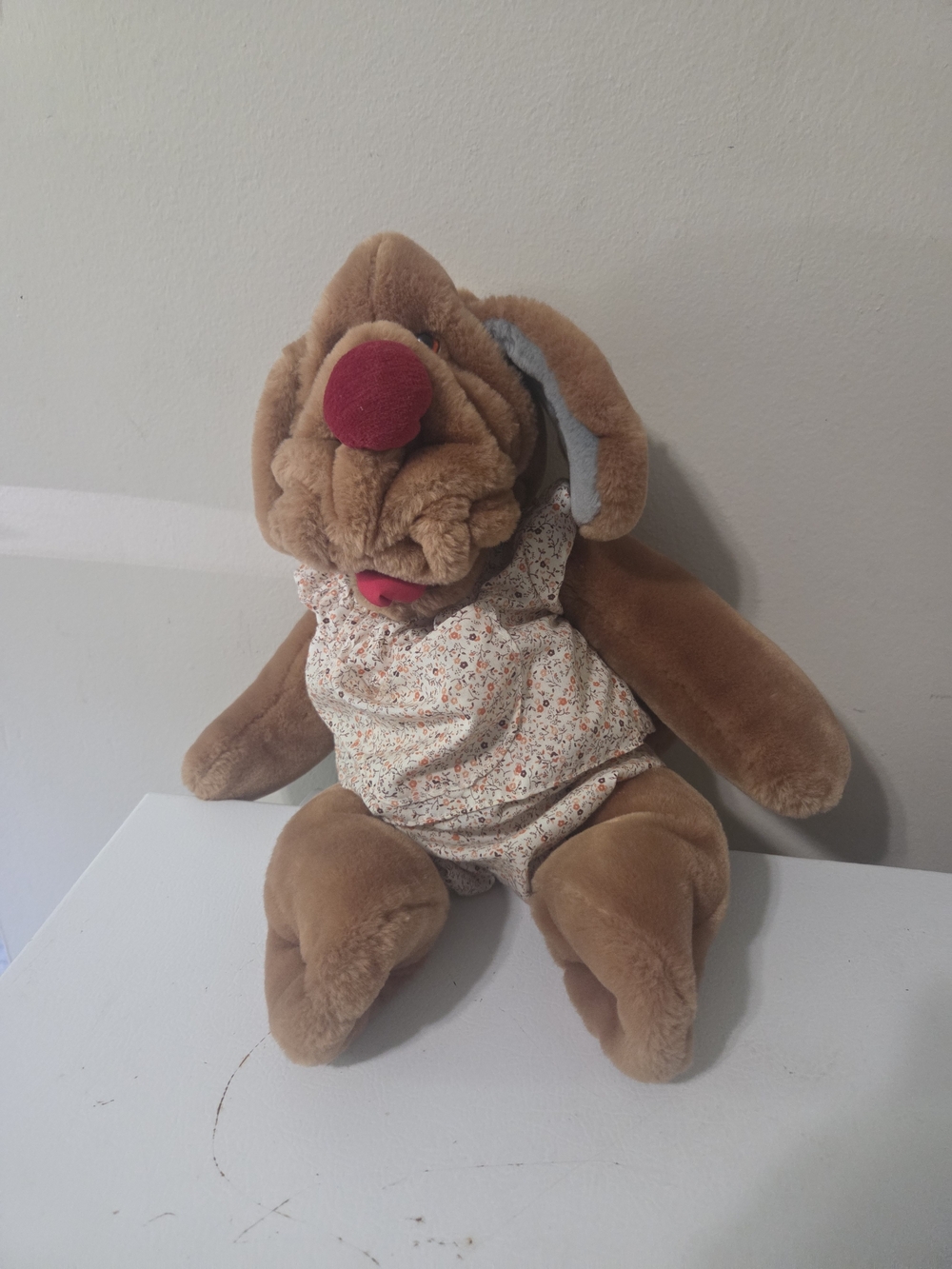Wrinkles Marionette Plush Brown Dog The Heritage Collection Vintage